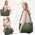 Tonyeee Bolsa de Pañales Tipo Tote, Bolsas Grandes para Pañales de...