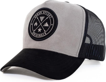 Urban Effort Trucker Hat para hombre – Gorra de béisbol con parte t...