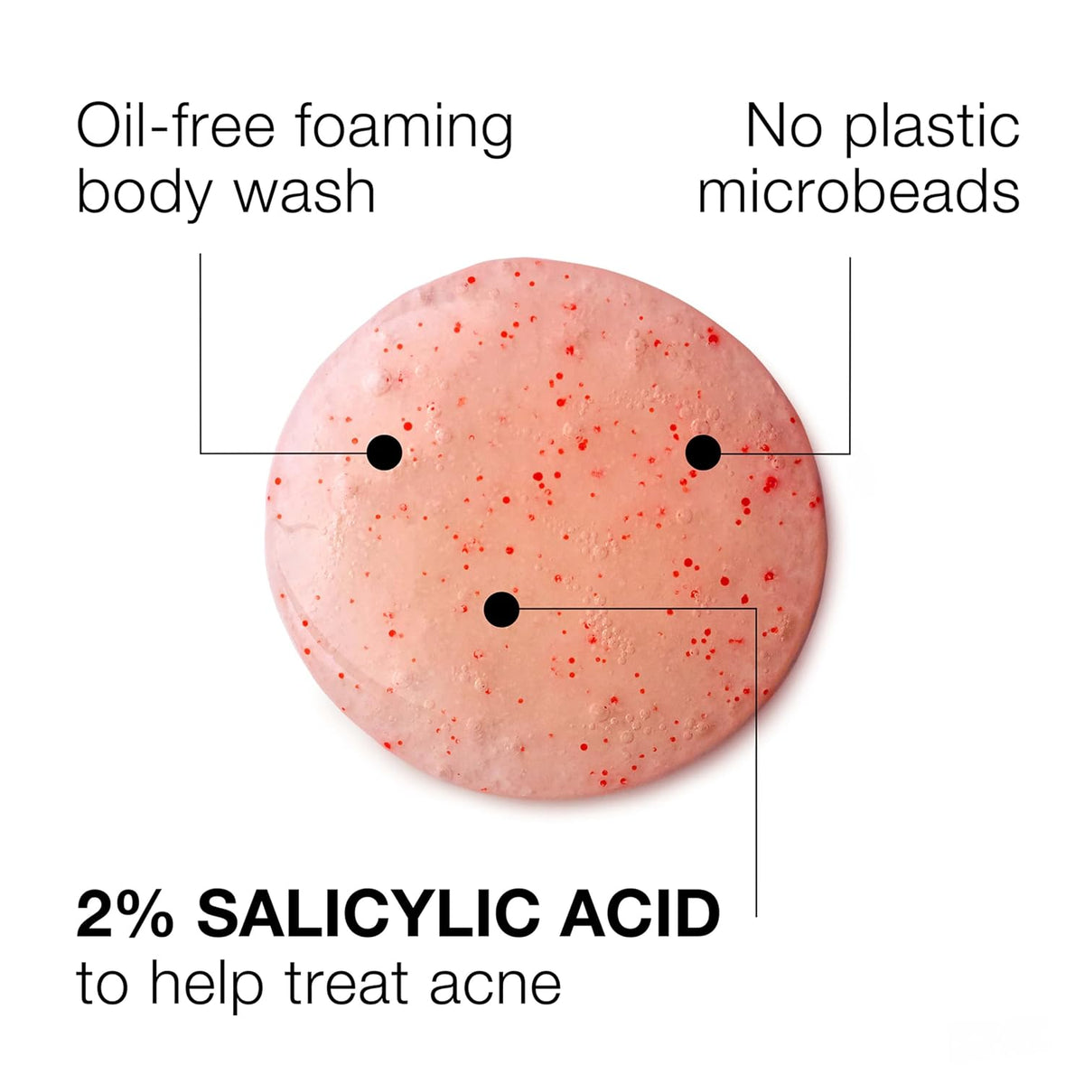 Neutrogena Body Clear Pink Pomelo Gel de baño para acné, 3 x 8.5 on...