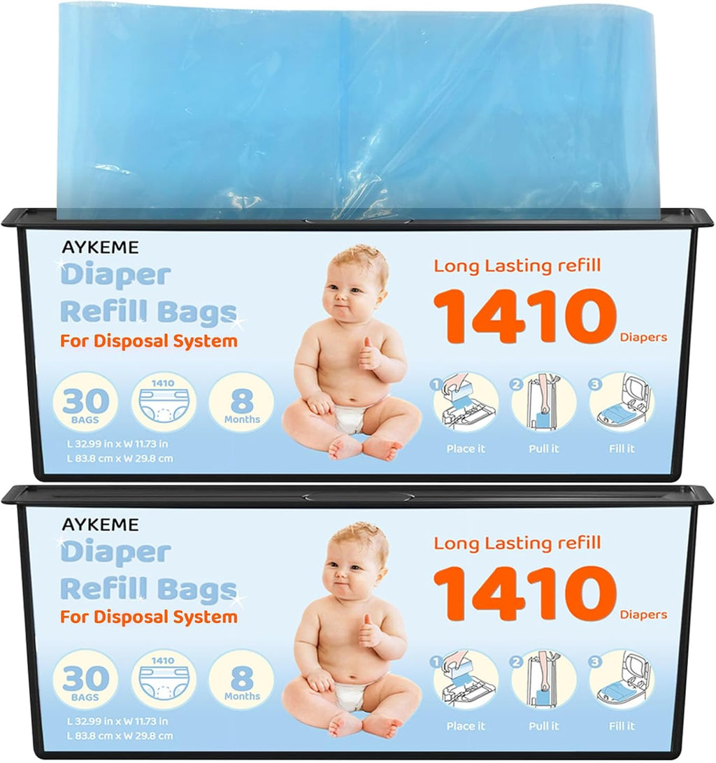 Bolsas de repuesto para cubos de pañales compatibles con los cubos...