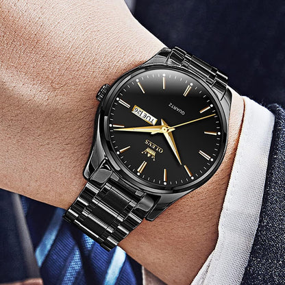 OLEVS Relojes para hombre Relojes de cronógrafo de fácil lectura lu...