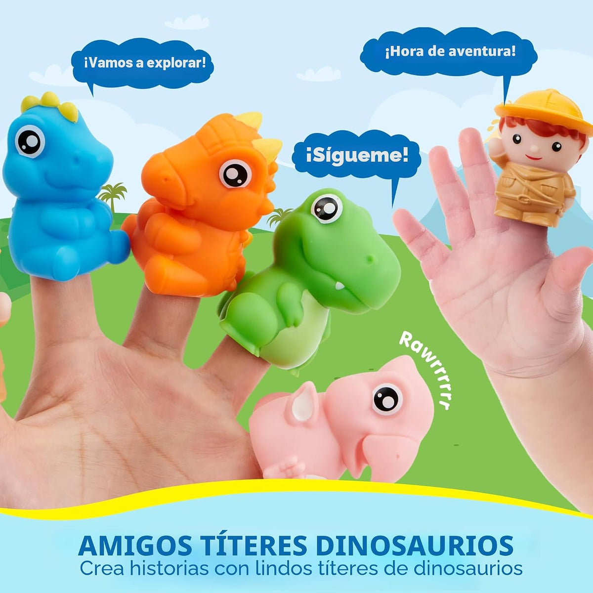 Juguetes de aprendizaje Play-Act para niños de 1, 2 y 3 años, conta...