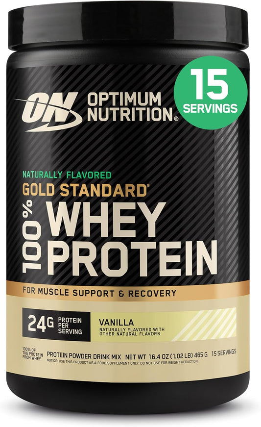 Optimum Nutrition Gold Standard - Proteína de suero en polvo, vaini...