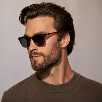 WMP Eyewear - Gafas de sol polarizadas modernas y redondas para hom...
