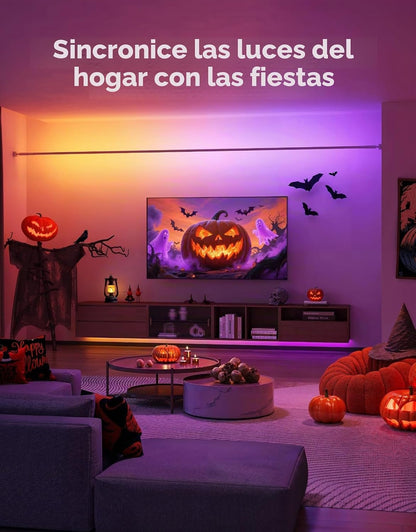 Tira de luces LED RGBIC de 16,4 pies Govee, funciona con Alexa y el...