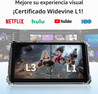 IWEGGO Tablet Android 14 con funda, 7 pulgadas 8 GB RAM+32 GB ROM\/...