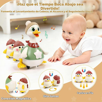 Yunaking Juguetes musicales del pato de la boca abajo, juguetes del...