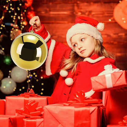 Zubebe 4 piezas Adornos de bola de Navidad extra grandes de 8"...