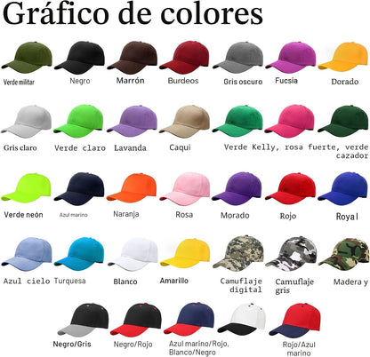 Gorra de béisbol Falari, talla ajustable para entrenamientos de car...