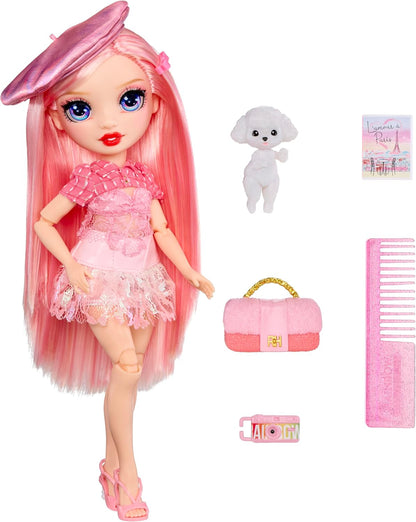Rainbow High Pretty in Paris Fashion - Bella Parker (rosa), muñeca...