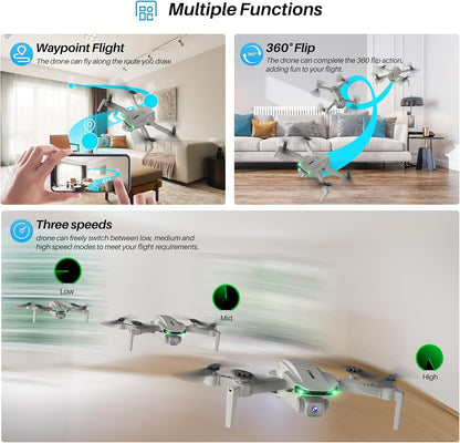 SIMREX Dron con cámara para niños principiantes y adultos \u2013 Cu...