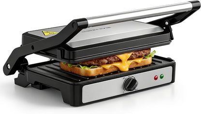 KEINVE Prensa eléctrica Panini y sandwichera con control de tempera...