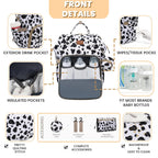 ROSEGIN Mochila para pañales con cambiador, funda para chupete, bol...
