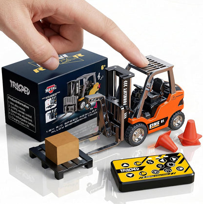 TOPMVP 1\/64 MINI RC Carretilla Elevadora Juguetes, Camión de Ingen...