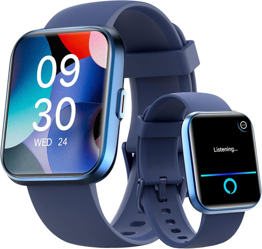 Fitpolo Relojes inteligentes para hombres\/mujeres, 1.8'' c...