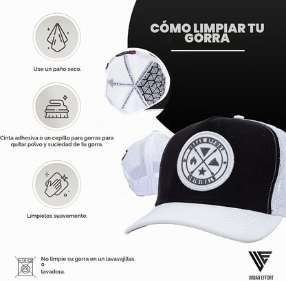 Urban Effort Trucker Hat para hombre – Gorra de béisbol con parte t...