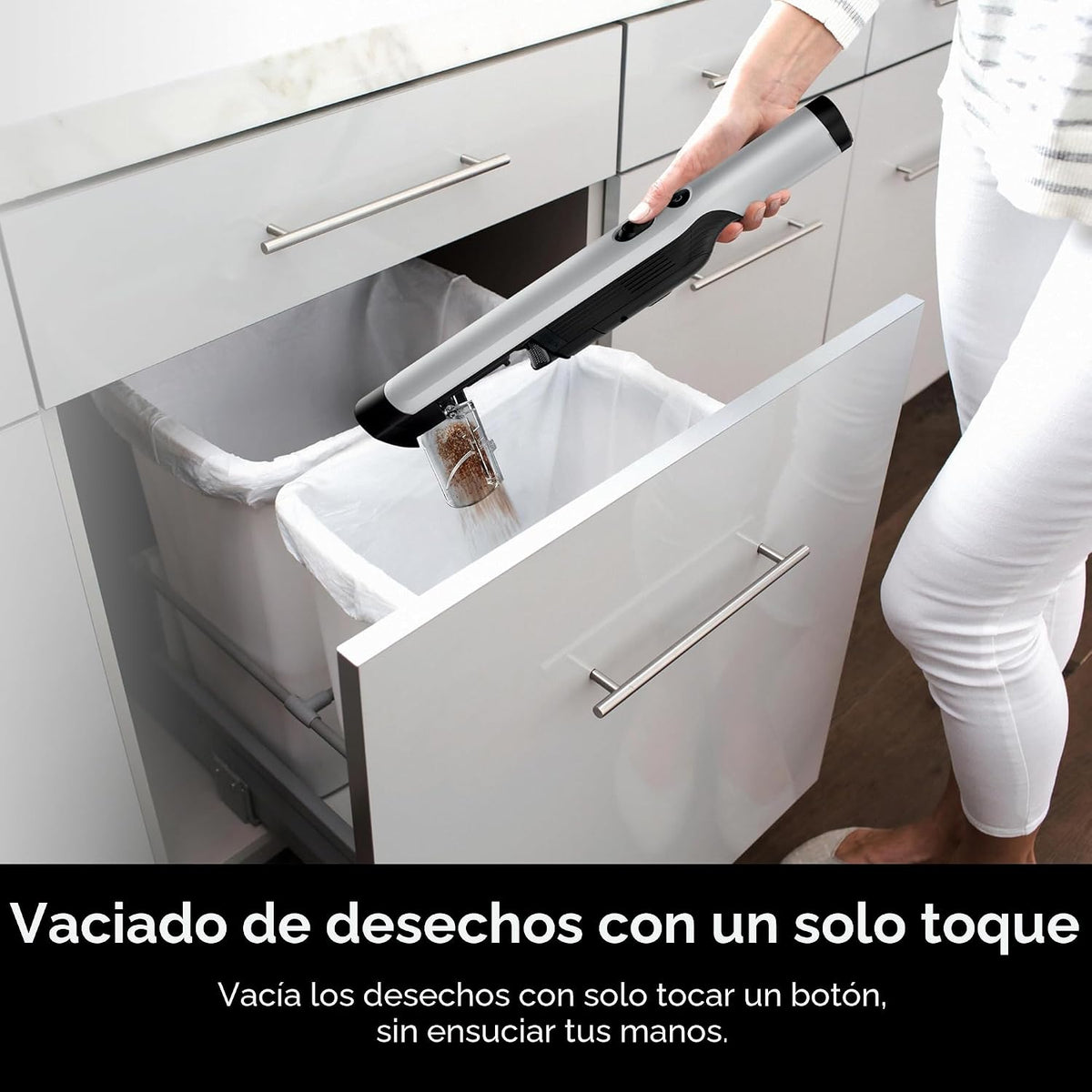 Shark Aspiradora de mano inalámbrica WANDVAC, gris, WV201WH | Liger...