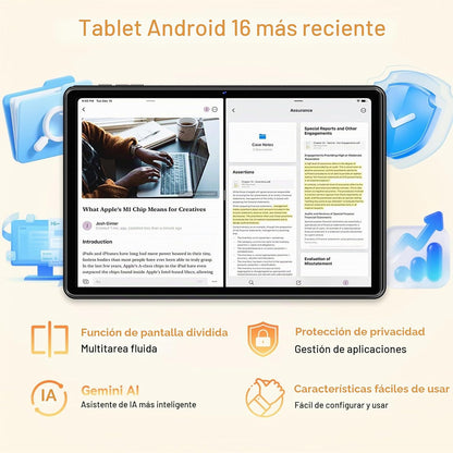 COTGOD Tablet 10 pulgadas, Android 16 Tablet, 26GB RAM 128GB ROM 2T...