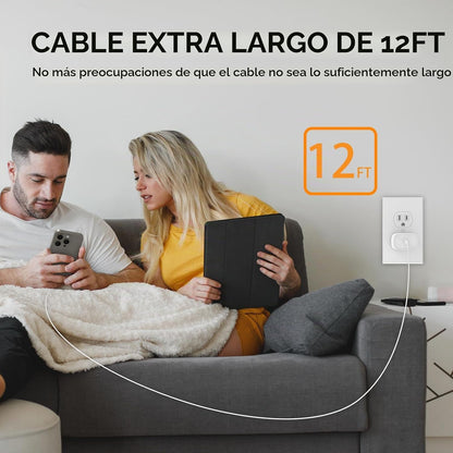 Teléfono 18 17 16 Pro Max Cargador Carga Rápida, 20W Teléfono Duo U...