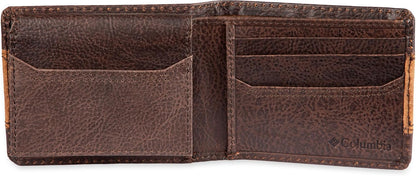 Columbia Billetera plegable delgada RFID para hombre con ventana de...