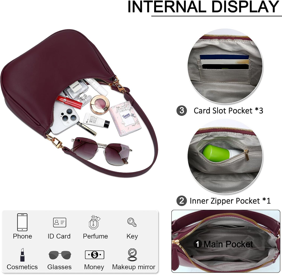 KKXIU Bolso de hombro para mujer, lindos bolsos y bolsos hobo | Bol...