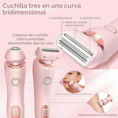 Livora - Afeitadora eléctrica para mujer, maquinilla de afeitar ina...