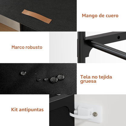 UNITSTAGE Zapatero de 7 niveles con puerta, almacenamiento de 28 pa...