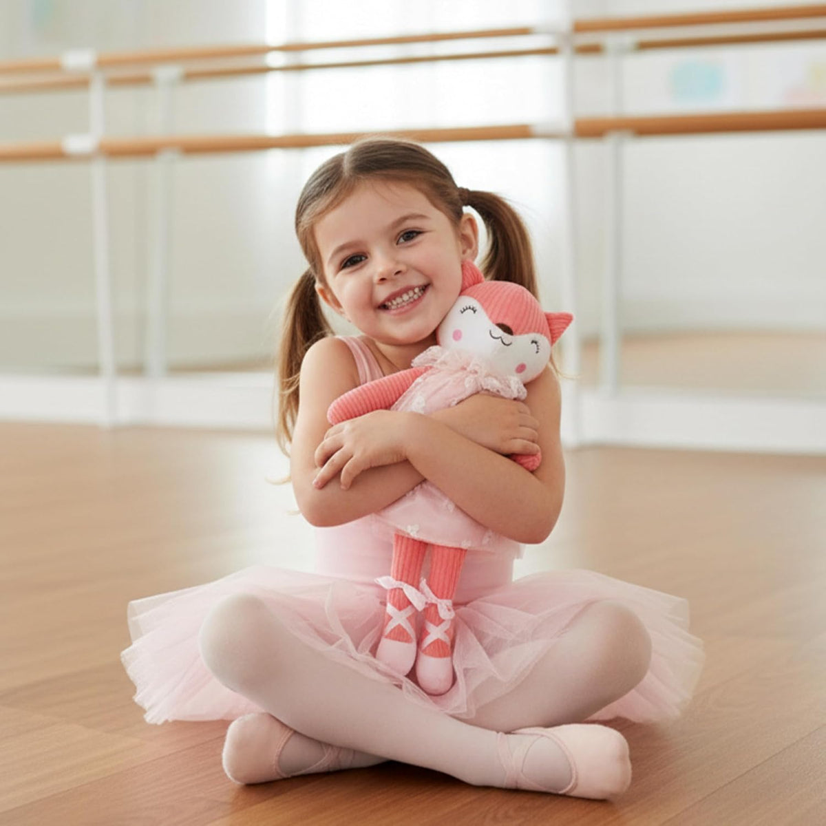 June Garden Muñeca de peluche Joesie Fox Ballerina de 16" | El...