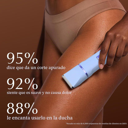 Risina Recortadora de bikini 2 en 1 para mujer, maquinillas de afei...