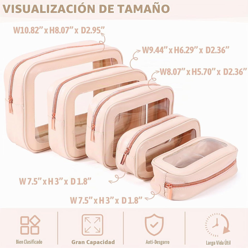 YOPCDJ Juego de 5 bolsas organizadoras para pañales, bolsa de aseo...