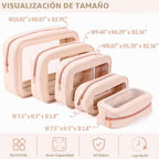 YOPCDJ Juego de 5 bolsas organizadoras para pañales, bolsa de aseo...