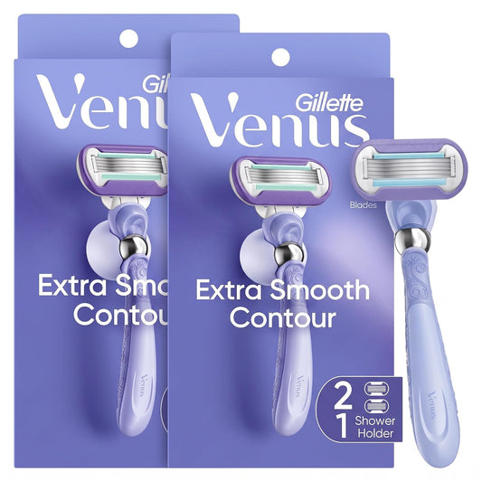Gillette Venus Deluxe Smooth Swirl Mango de maquinilla de afeitar p...
