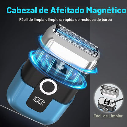 LYRSLF Afeitadoras eléctricas de aluminio para hombres: Mini afeita...