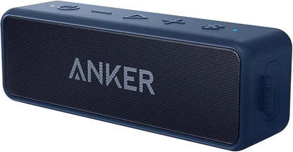 Anker soundcore 2 Altavoz Bluetooth portátil, sonido estéreo, IPX7...