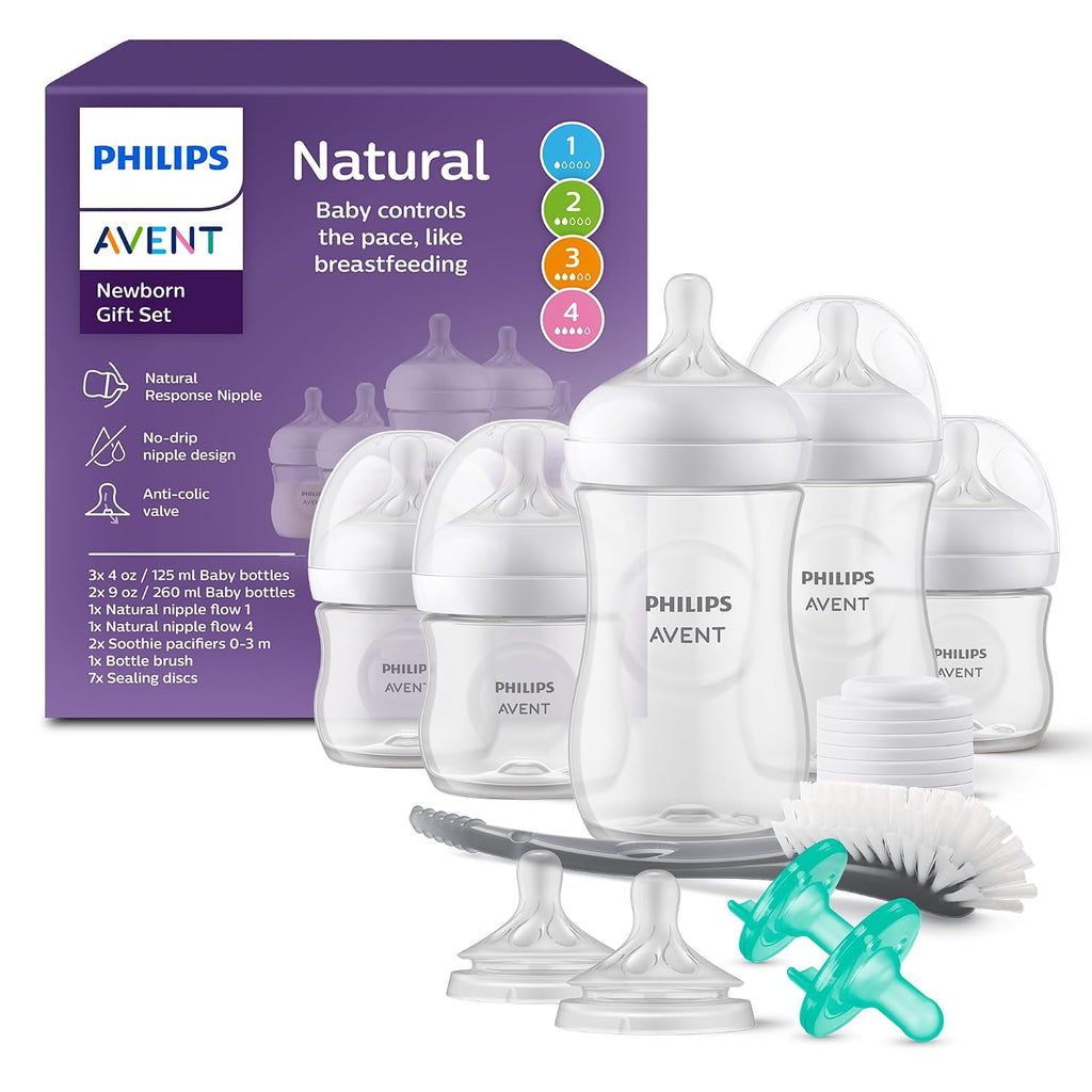 Set de regalo para bebé Philips Avent Natural Response - 5 biberone...