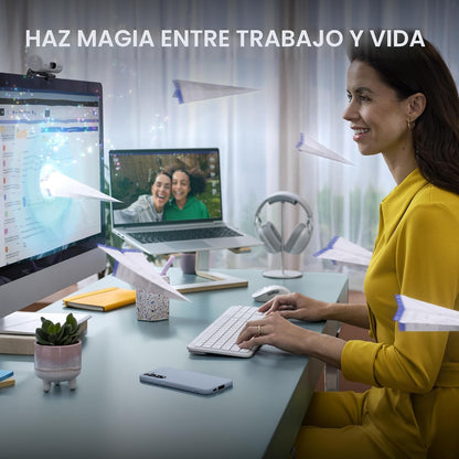 Teclado inalámbrico Logitech Signature Slim K950 con escritura sile...