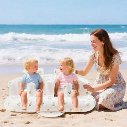 EKEPE - Asiento de bebé inflable, silla de bebé con asiento doble p...