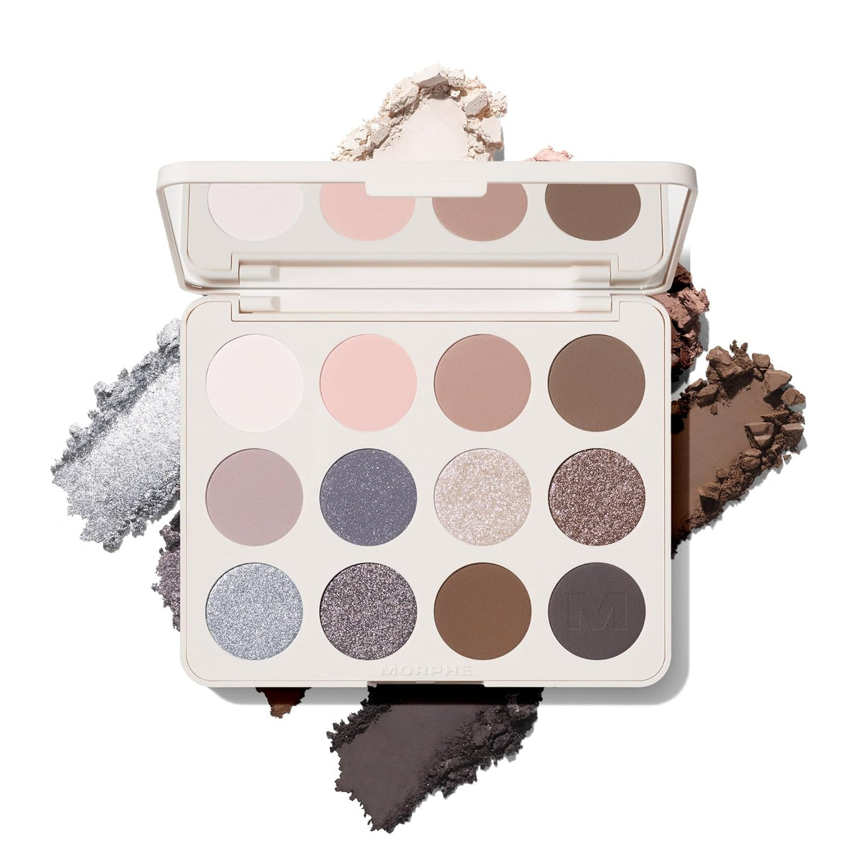 Morphe ChromaPlus Paleta de sombras de ojos de 12 bandejas, maquill...