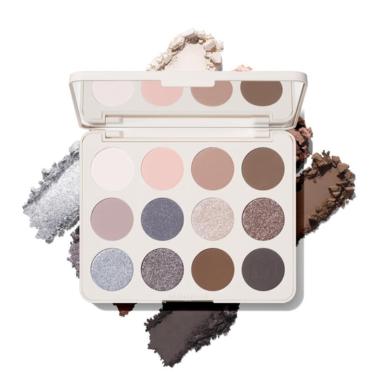 Morphe ChromaPlus Paleta de sombras de ojos de 12 bandejas, maquill...