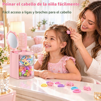Luscinia Organizador de accesorios para el cabello con soporte para...