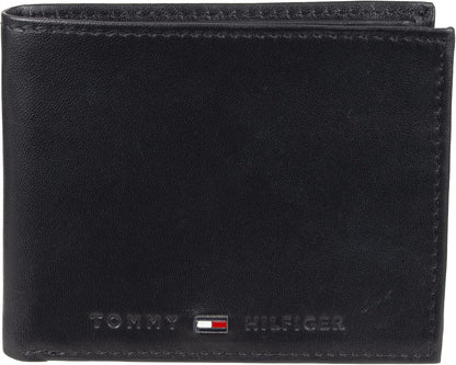 Tommy Hilfiger Cartera Passcase para hombre con ventana de identifi...