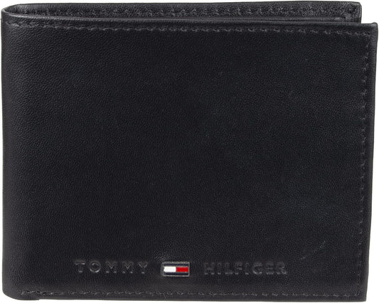 Tommy Hilfiger Cartera Passcase para hombre con ventana de identifi...