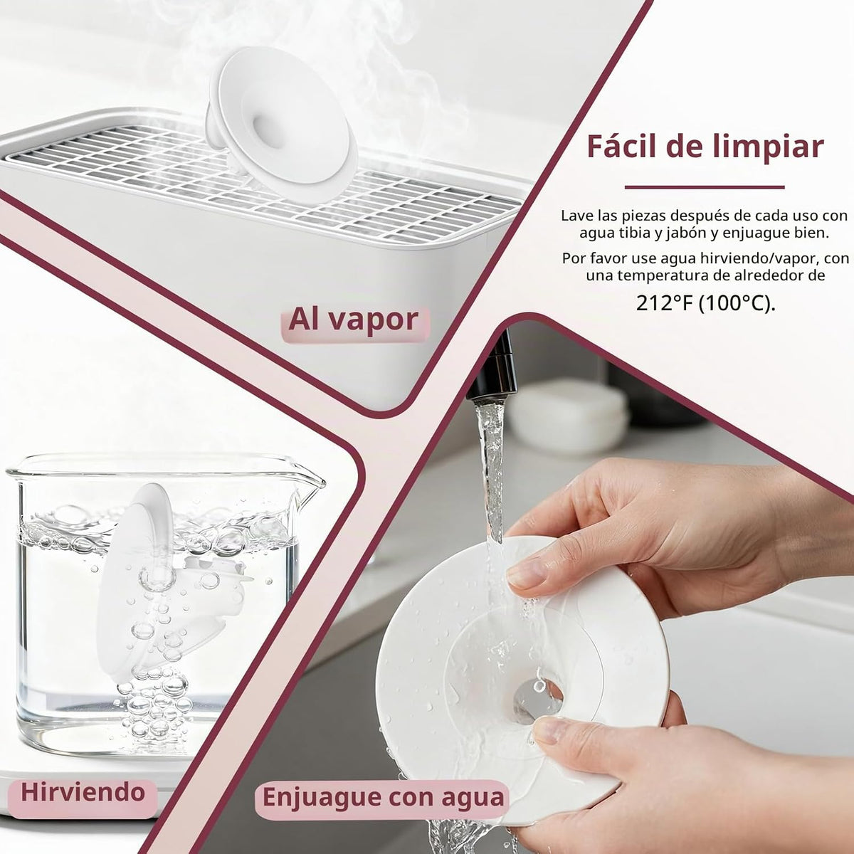 1 brida de doble sellado de 0.827 in compatible con Momcozy flujo m...