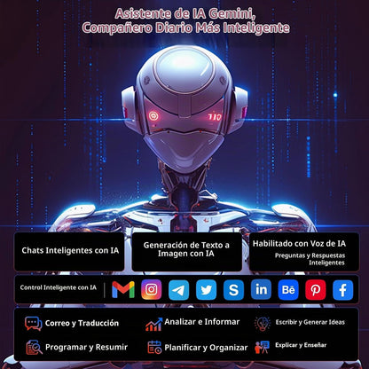 Tableta de 10 pulgadas con teclado - Tableta 2026 Gemini AI Android...