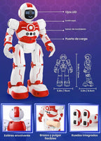 EduCuties Robot Juguetes para niños, robots recargables de control...