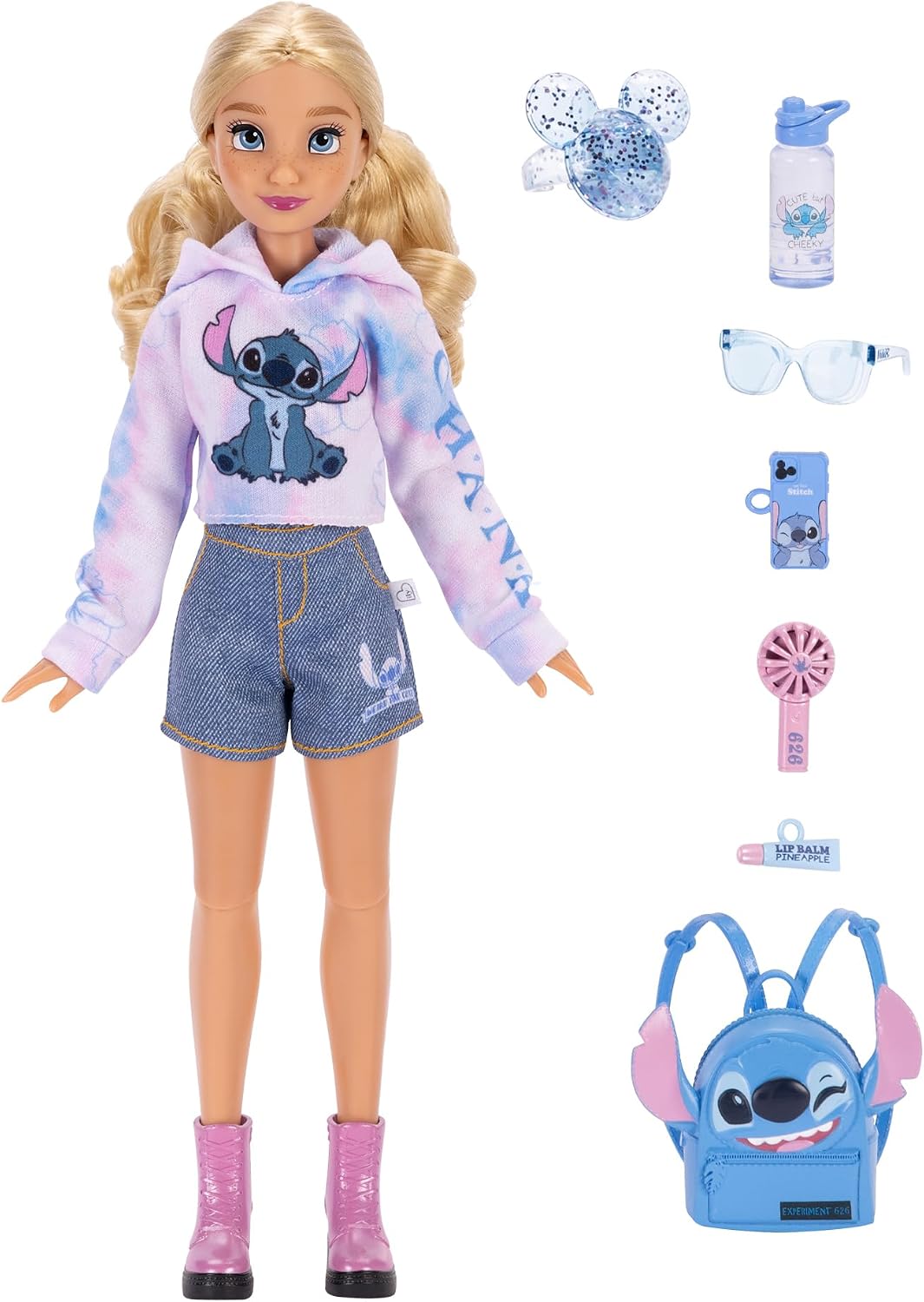 Disney ILY 4EVER - Muñeca de moda inspirada en puntadas, 11.5 pulga...