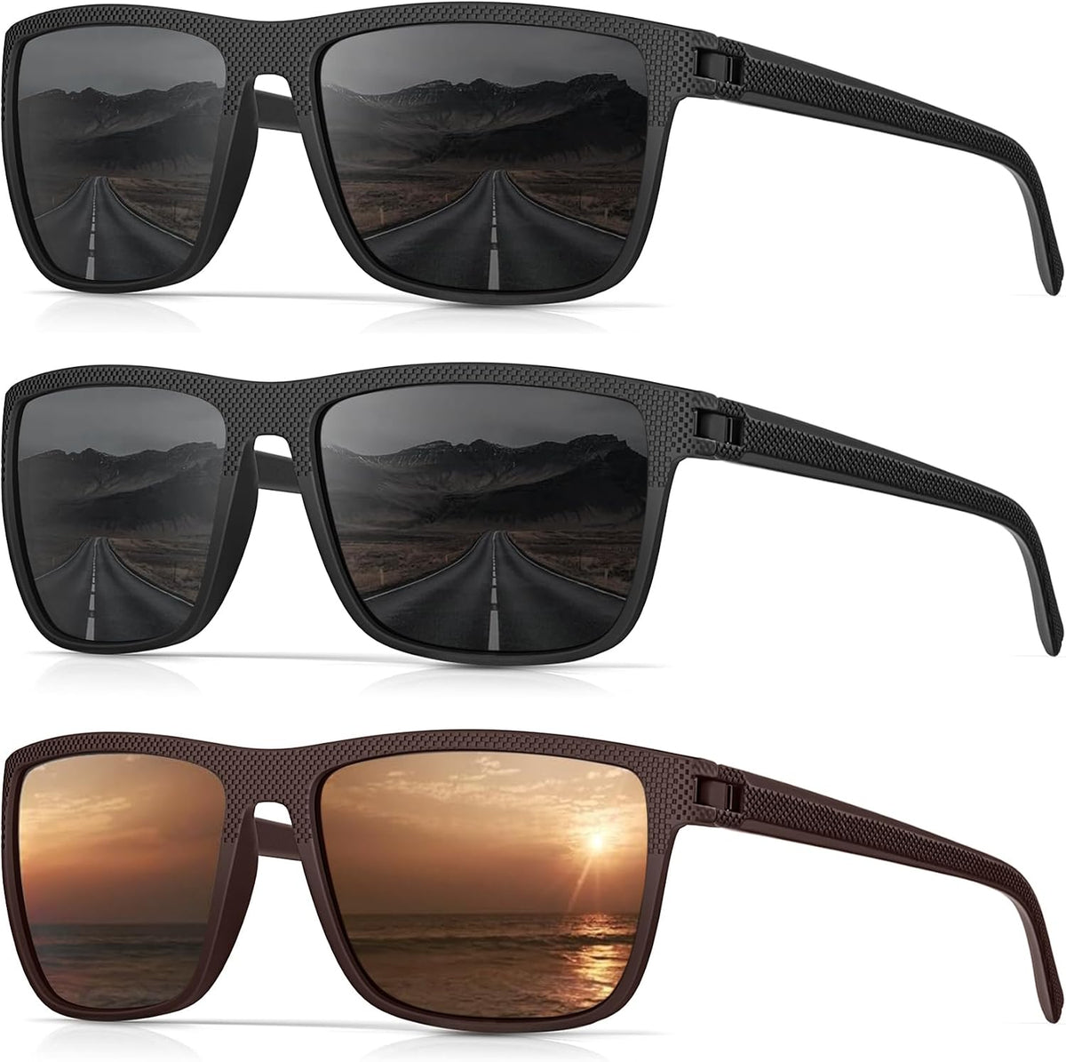 CIFOYA Gafas de sol polarizadas para hombre - Gafas de sol clásicas...