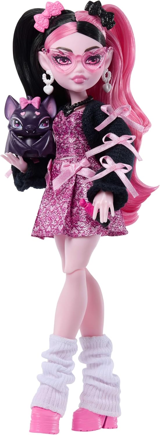 Muñeca Monster High Draculaura con murciélago para mascotas | Vampi...