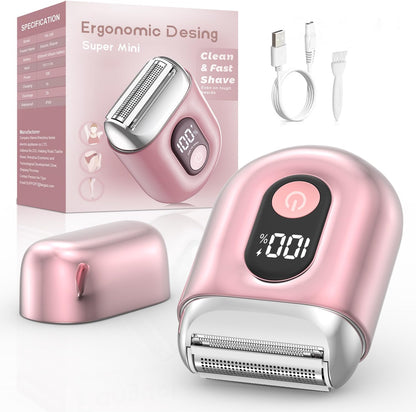 Afeitadora eléctrica inalámbrica para mujer: mini maquinillas de af...