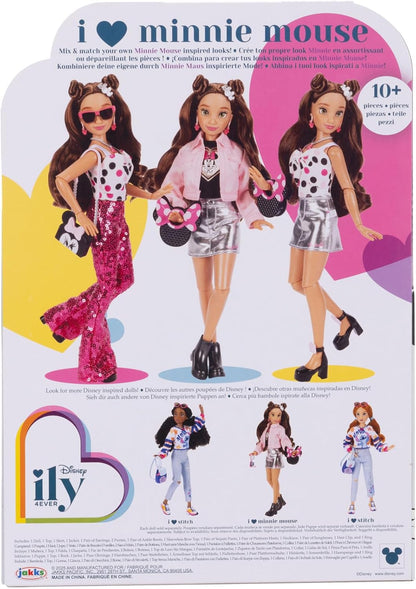 Disney ILY 4ever Muñecas de moda inspiradas en Minnie de 11.5 pulga...